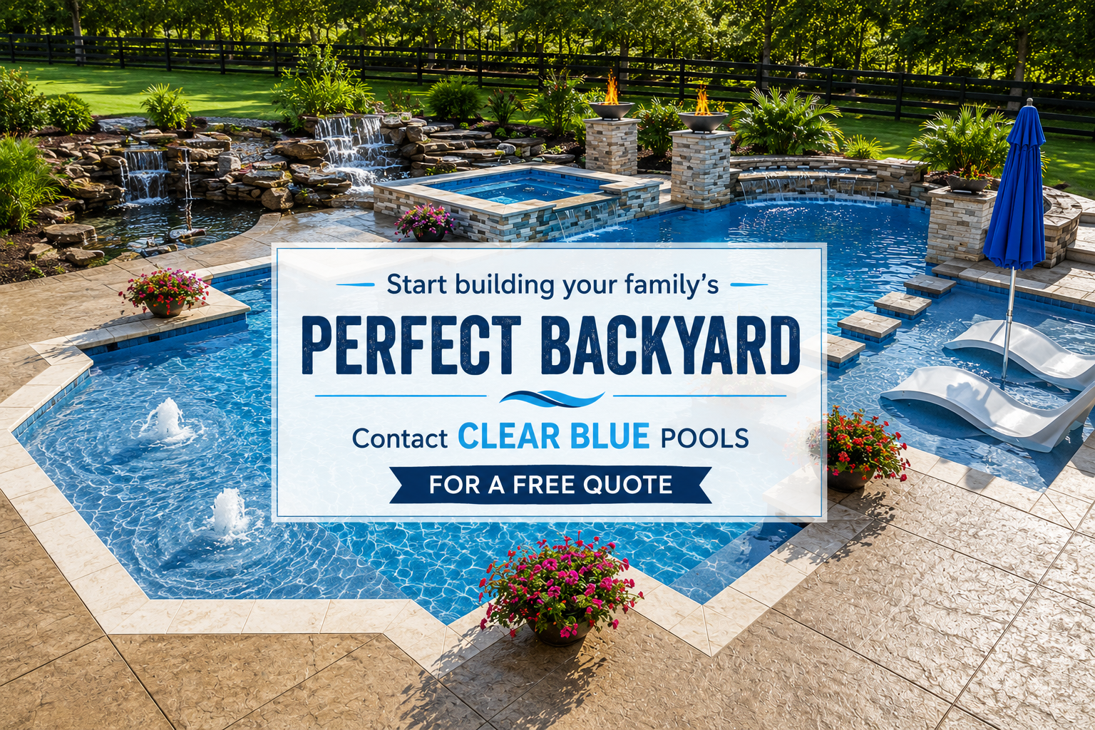 pool lighting installation